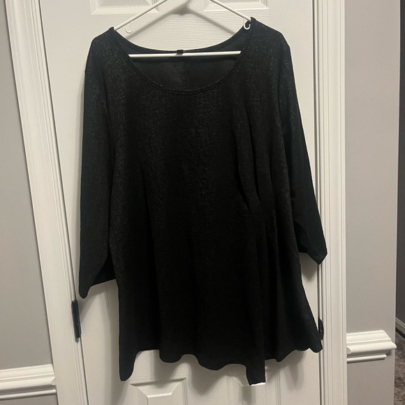 Lane Bryant Asymmetrical Metallic
Black Top 22/24 - Picture 1 of 7